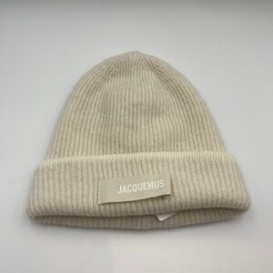 BNWT NEW Jacquemus Off-White La Casa 'Le bonnet Gros Grain' Beanie beanie hat